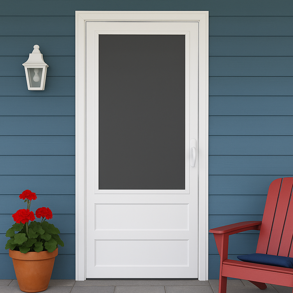 Wanstead Vinyl Screen/Storm Door – Amherst Mouldings Wanstead Vinyl Screen/Storm Door – Amherst Mouldings